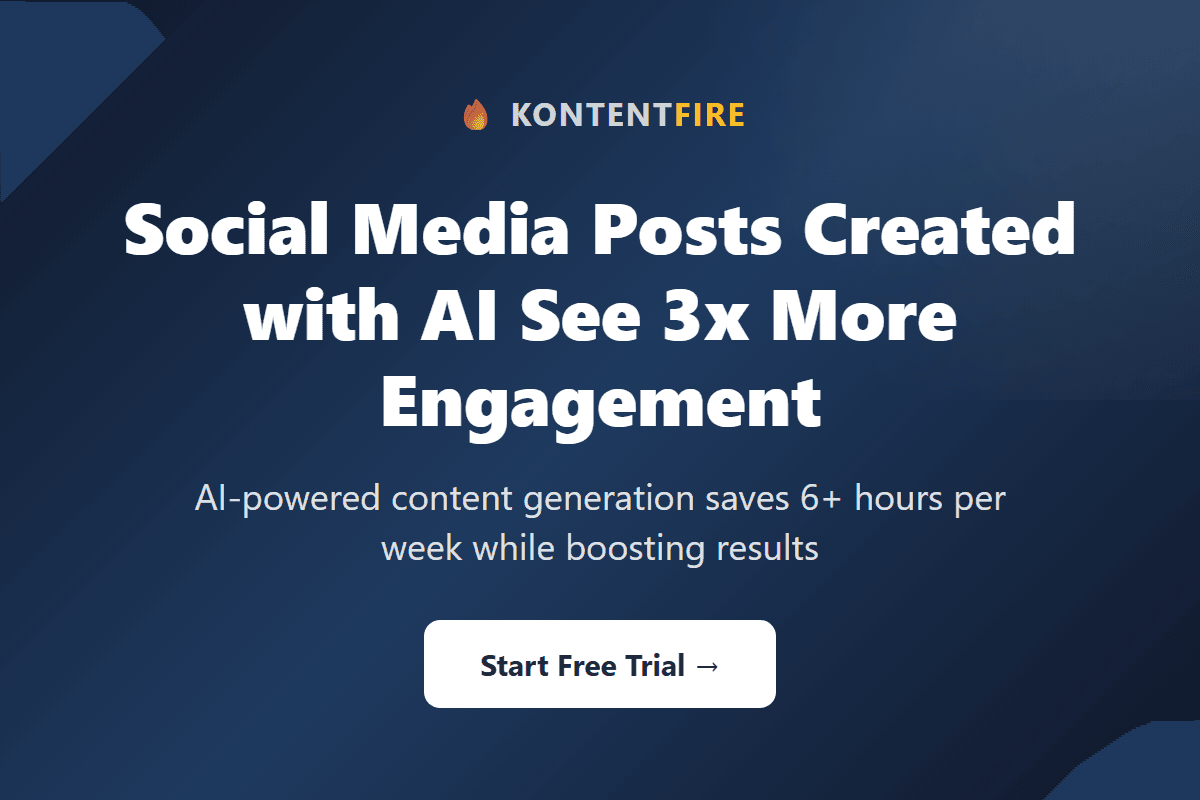 KontentFire delivers 3x more engagement for your social media content